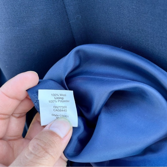 J.CREW | TULIP SLEEVE SUITING SHEATH DRESS IN NAVY SIZE 4 - Picture 7 of 9